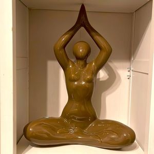 Gorgeous Portugal Ceramic Person In Yoga Pose Godess